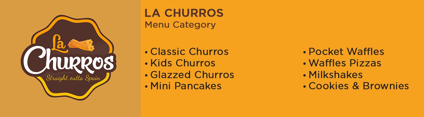Churros Brands - La Churros Menu